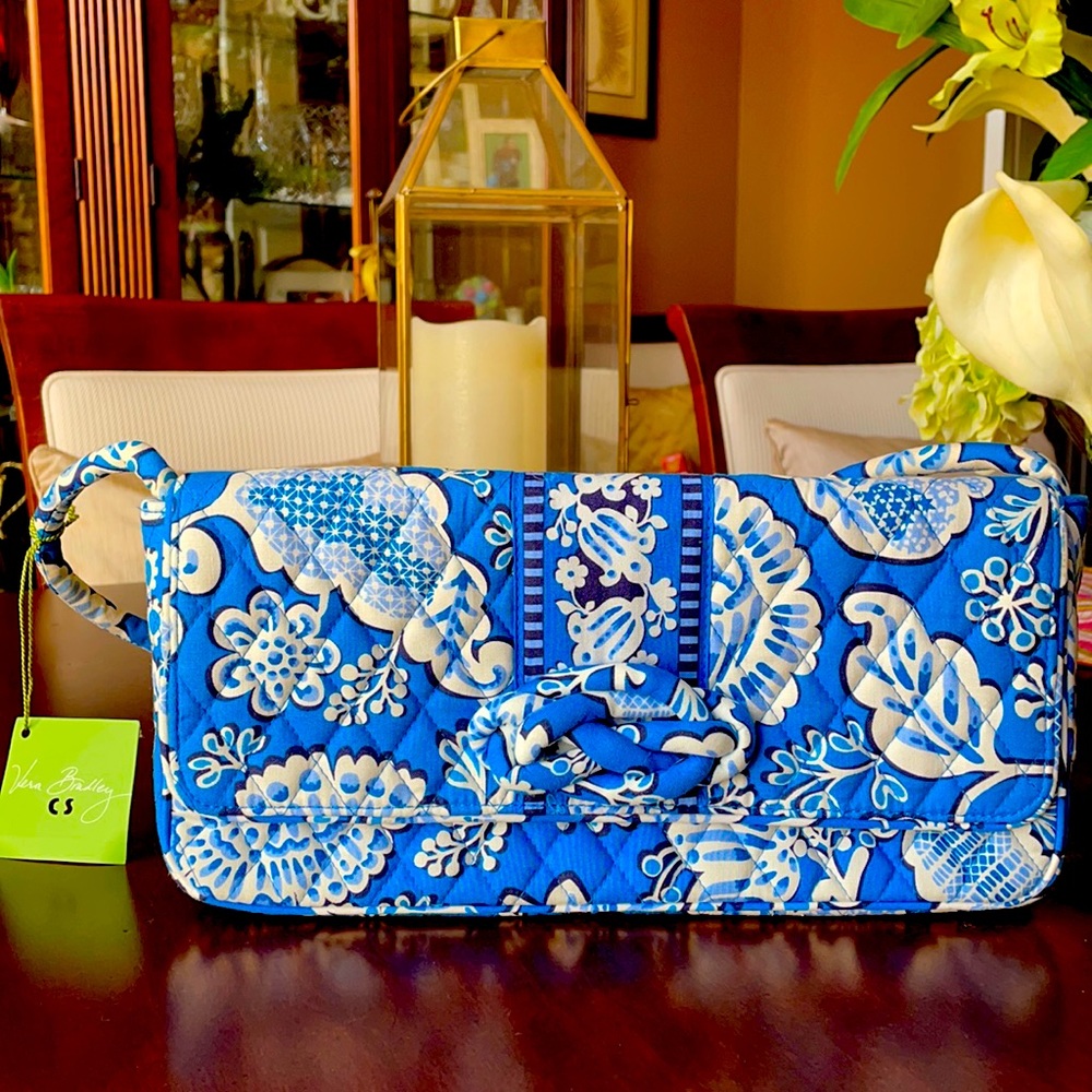 Vera Bradley Knot Just A Knot Clutch Blue Lagoon